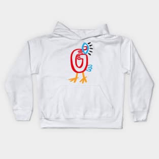 Hen Face Kids Hoodie